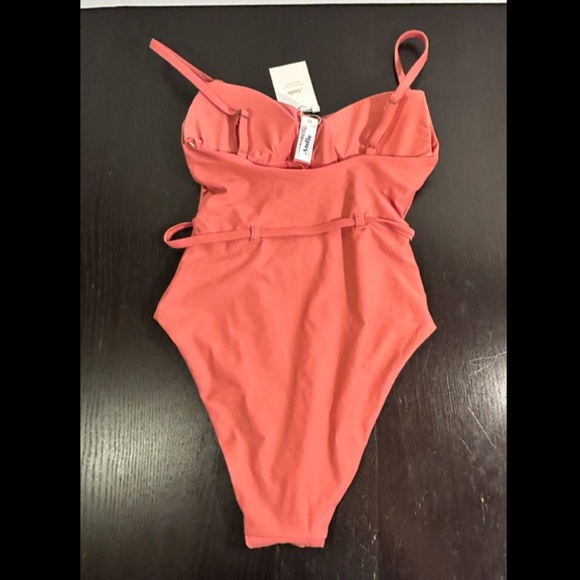 Andie Swim The Riviera One Piece Swimsuit Punch Pink Size XS - NWT - Picture 6 of 15